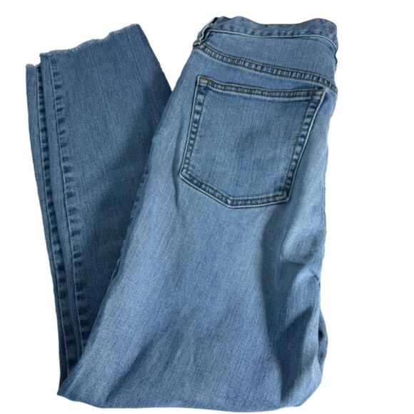 Free People Skinny High Rise Ankle Raw Hem Jeans Sz 30 - Picture 2 of 11